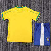 Retro Kid Size Brazil national 1998 home game